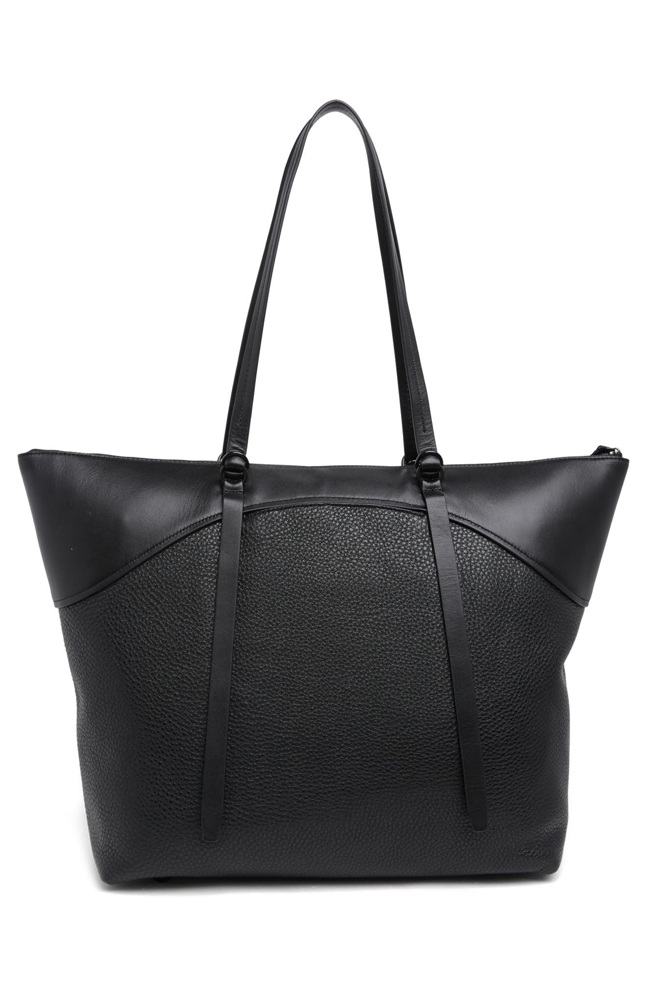 Rebecca Minkoff Signature Zip Top Tote Handbag, Alternate, color, 