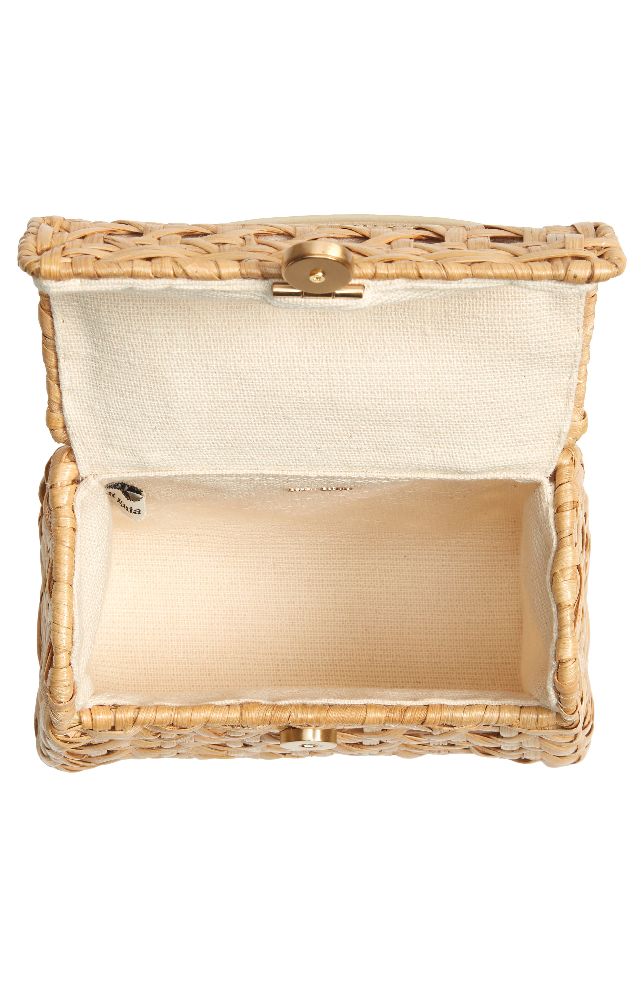 Sybil Rattan Crossbody Satchel, Alternate, color, NATURAL