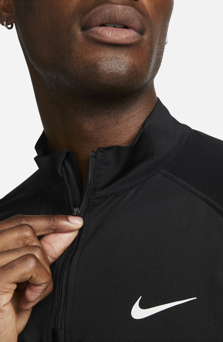 Nike Dri-FIT Ready Quarter Zip Pullover, Alternate, color, 
