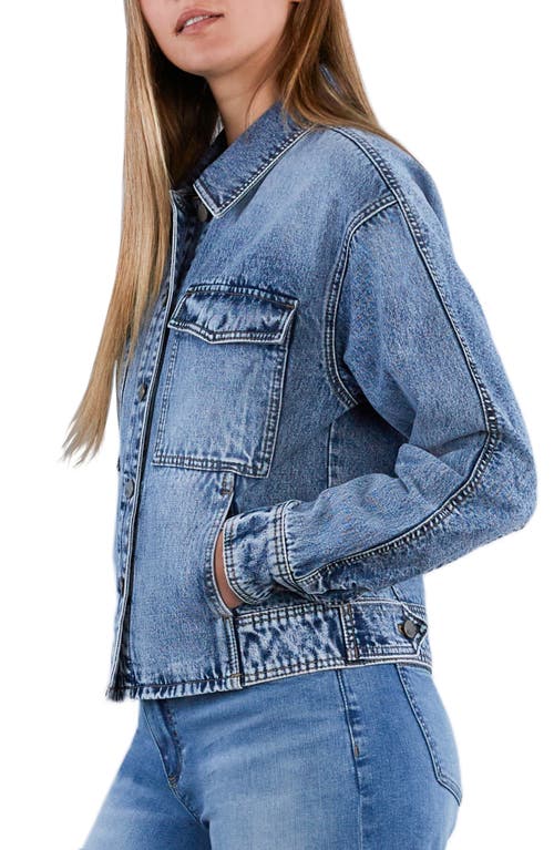 Wash Lab Denim Retro Denim Jacket In Denim Lake