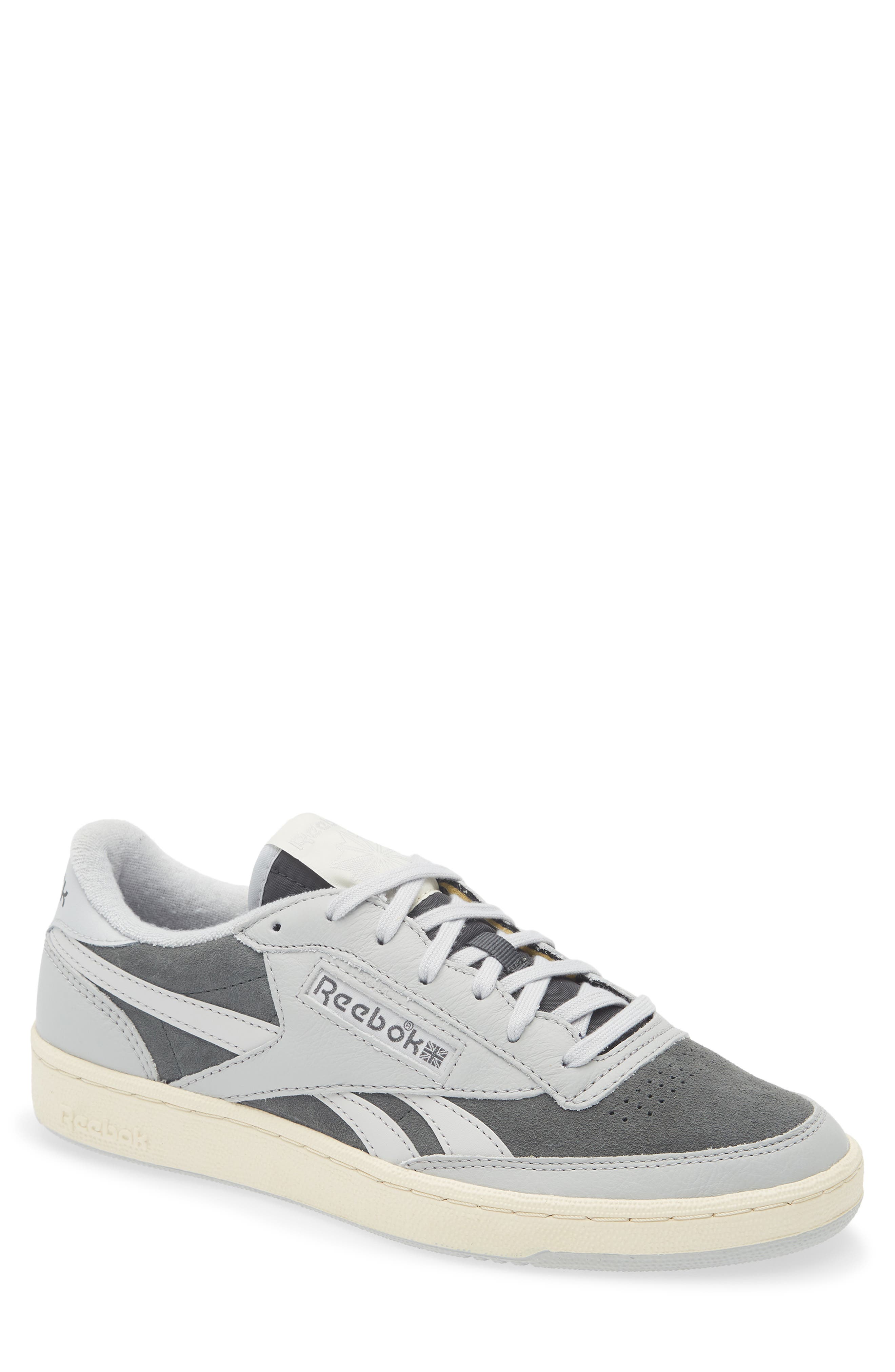 Reebok Club C Revenge II Sneaker, Main, color, Washedblack/Grey1/Vintagechalk