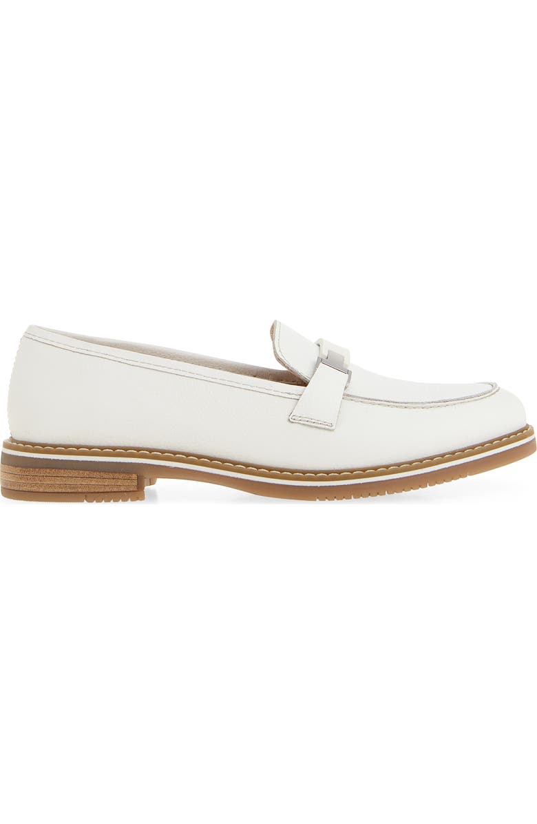 ara Angelica Bit Apron Toe Loafer, Alternate, color, White