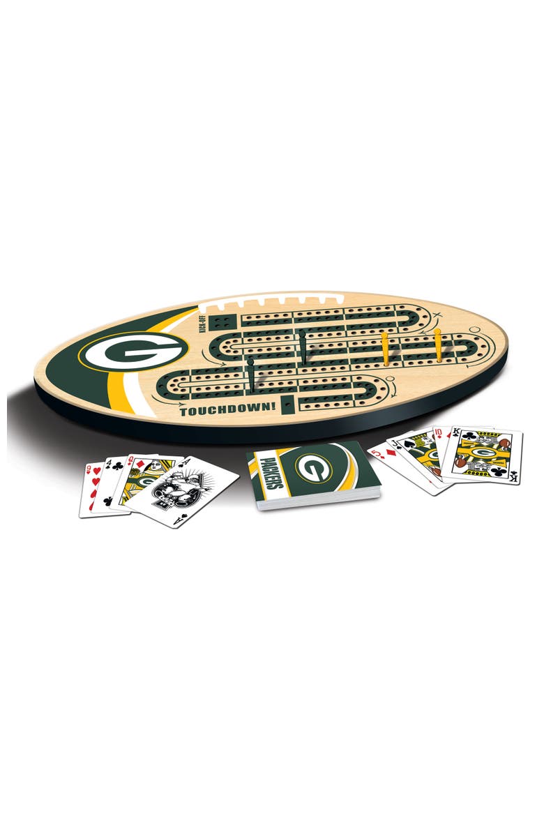 Green Bay Packers Cribbage, Alternate, color, Multicolor