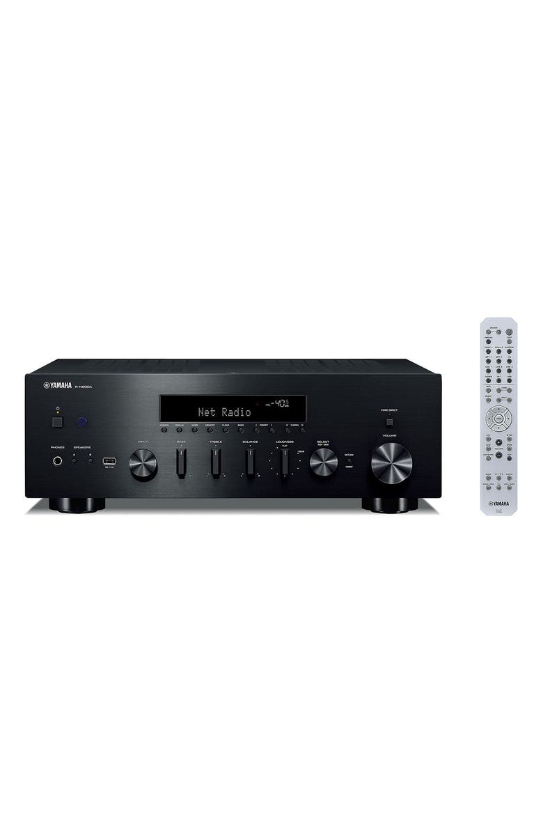 Yamaha R-N600A Stereo Network Receiver with Wi-Fi, Bluetooth, and MusicCast, Main, color, 