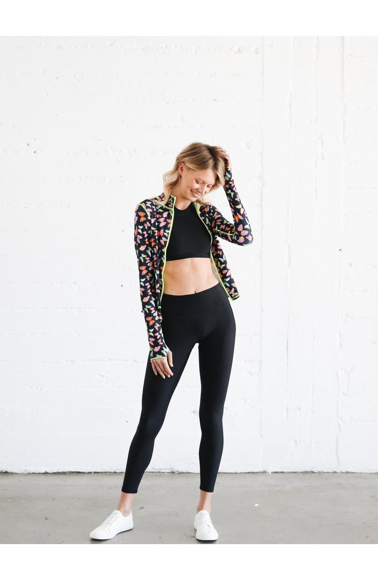 TUTUBLUE Women's Swim Leggings - UPF 50+, Alternate, color, Deep Black