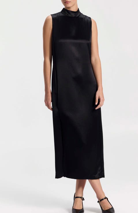 Midi Satin Dress