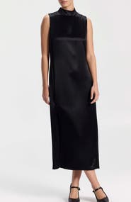 Ronen Chen Midi Satin Dress