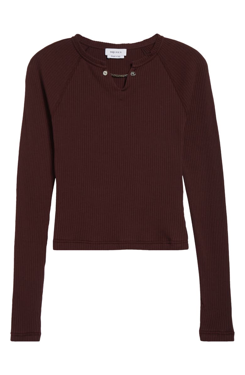 McQueen Rib Long Sleeve Top, Alternate, color, 