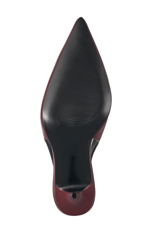 Marc Fisher Ltd Leynne Slingback Pointed Toe Pump In Red