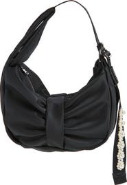 Simone Rocha Mini Bow Sateen Sling Bag