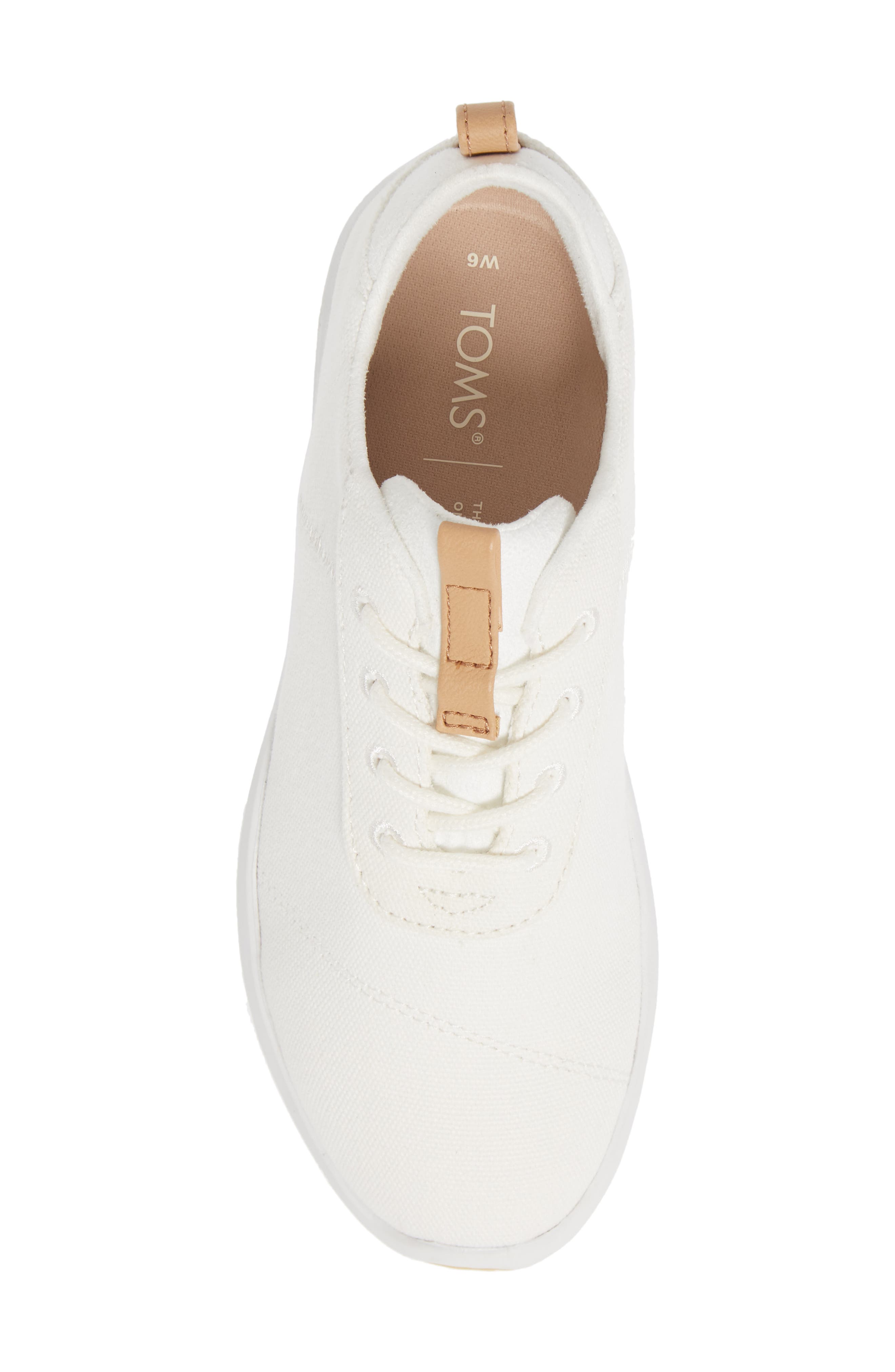 Cabrillo Sneaker, Alternate, color, WHITE CANVAS