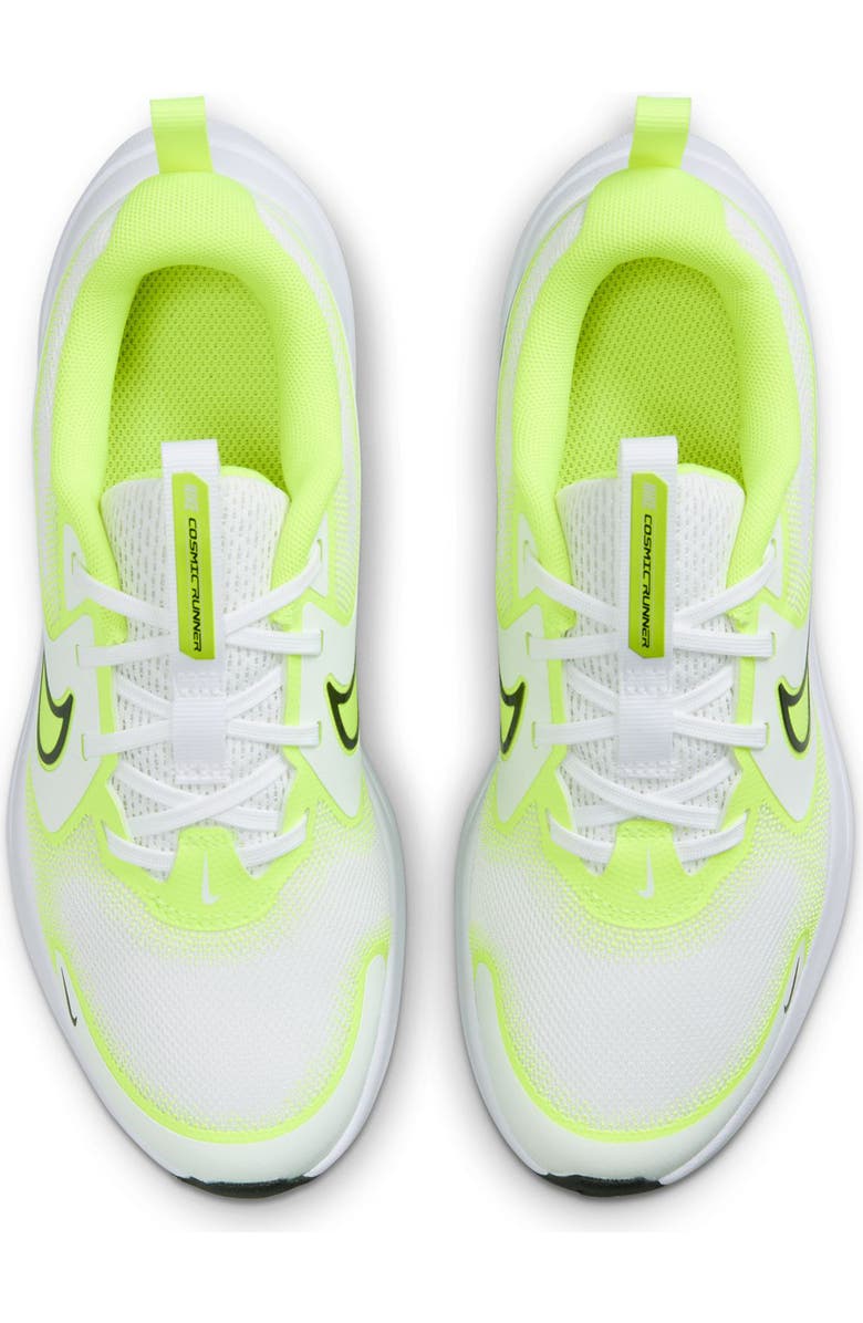 Nike Cosmic Runner Running Shoe, Alternate, color, White/ Black/ Volt