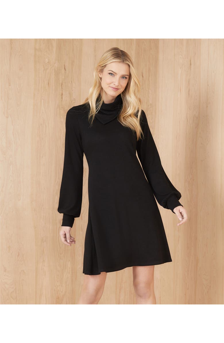 Karen Kane Drape Neck Sweater Dress, Alternate, color, 