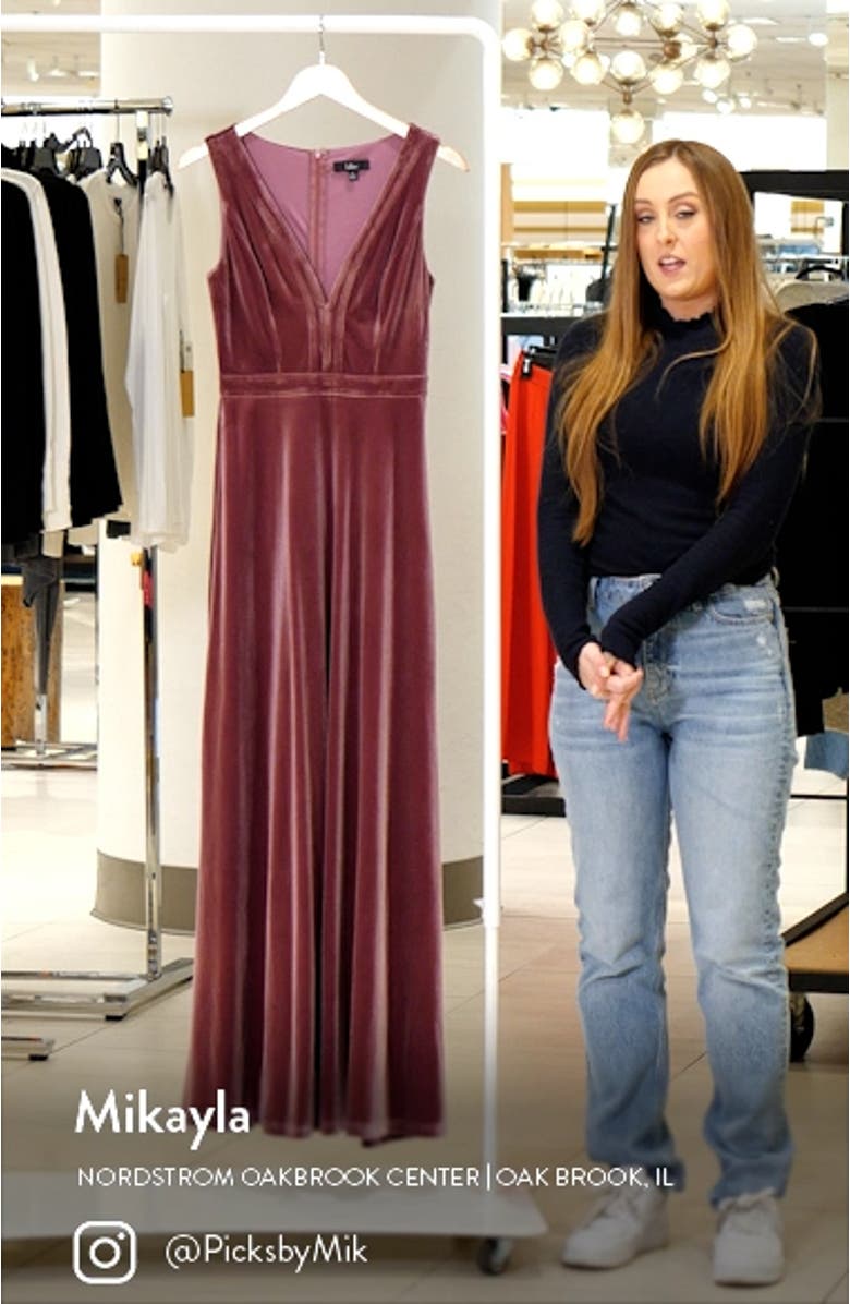 Besame Beautiful Night V-Neck Velvet Gown, sales video thumbnail
