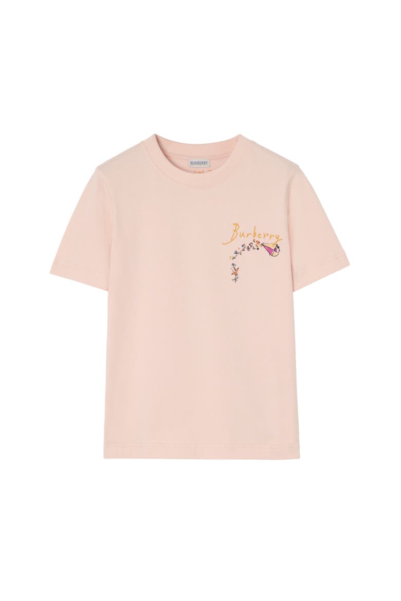 Brave Little Tree Cotton T-shirt, Alternate, color, Compact pink