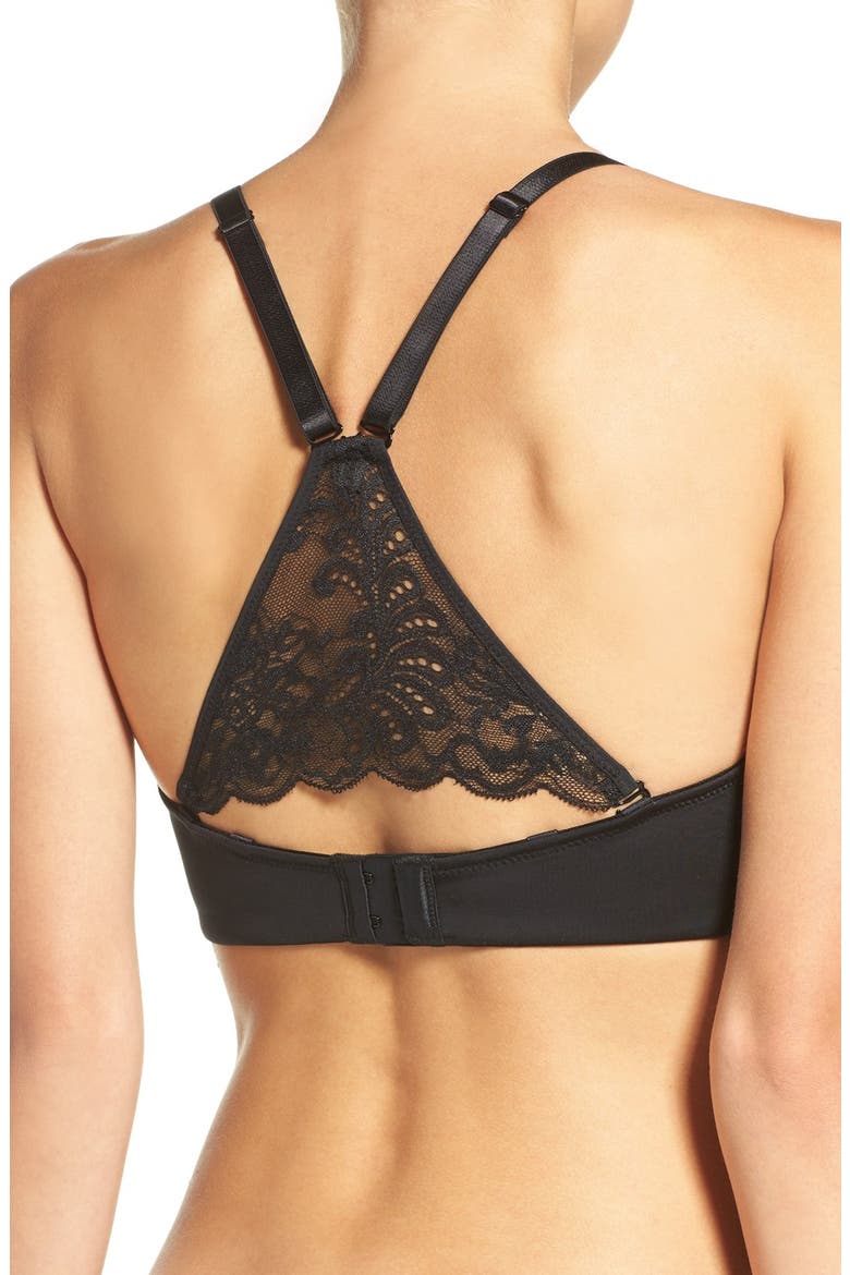 Convertible Underwire T-Shirt Bra, Alternate, color, BLACK