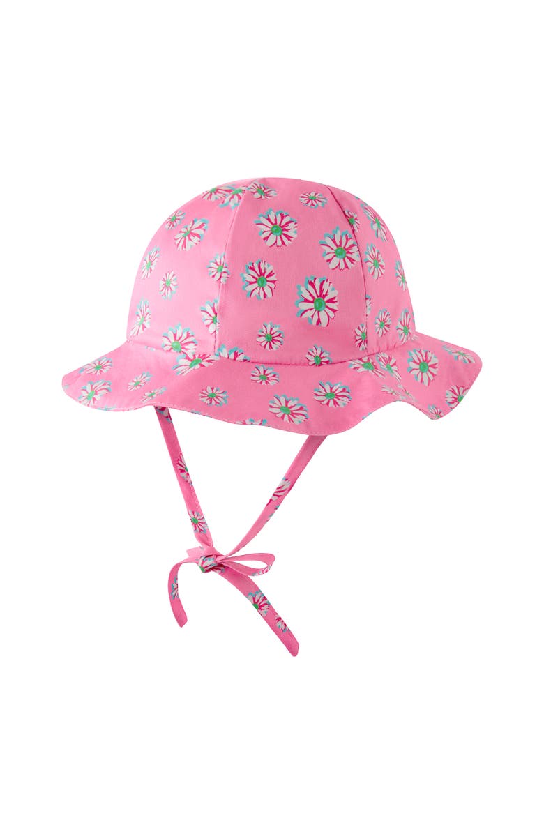 Rachel Riley Daisy Floral Sunhat, Alternate, color, Pink