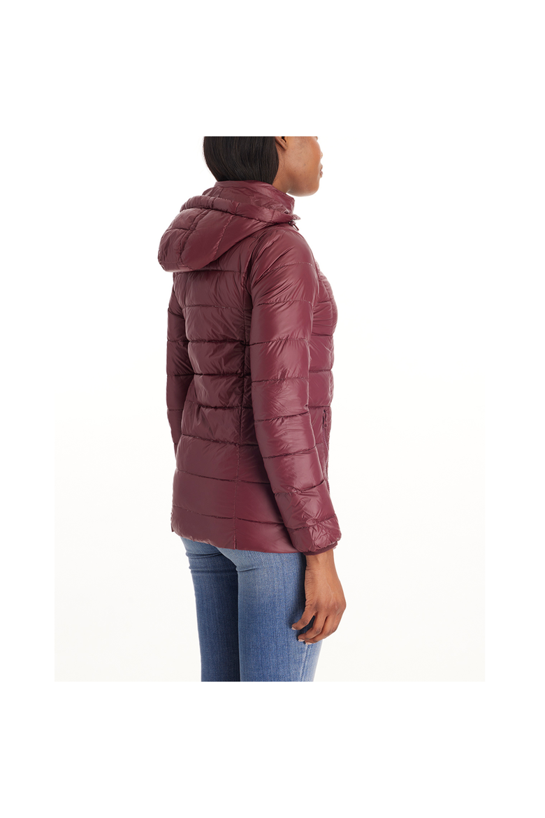 Lola 5-in-1 Down Maternity Jacket, Alternate, color, BURGUNDY