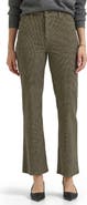 Lee High Waist Glen Plaid Corduroy Kick Bootcut Jeans