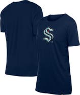 New Era Women's New Era  Navy Seattle Kraken Glam Game Floral T-Shirt