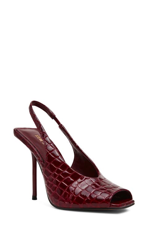 Lucian Slingback Peep Toe Sandal (Women)