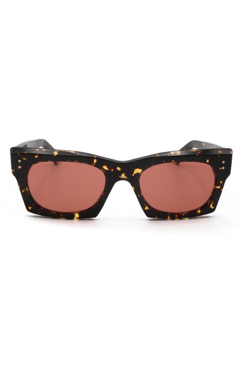 52mm Square Sunglasses
