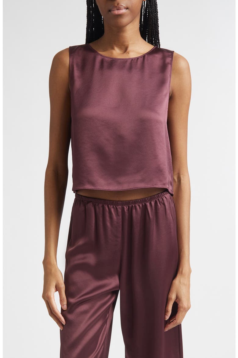 Barb Crop Tank, Main, color, MALBEC