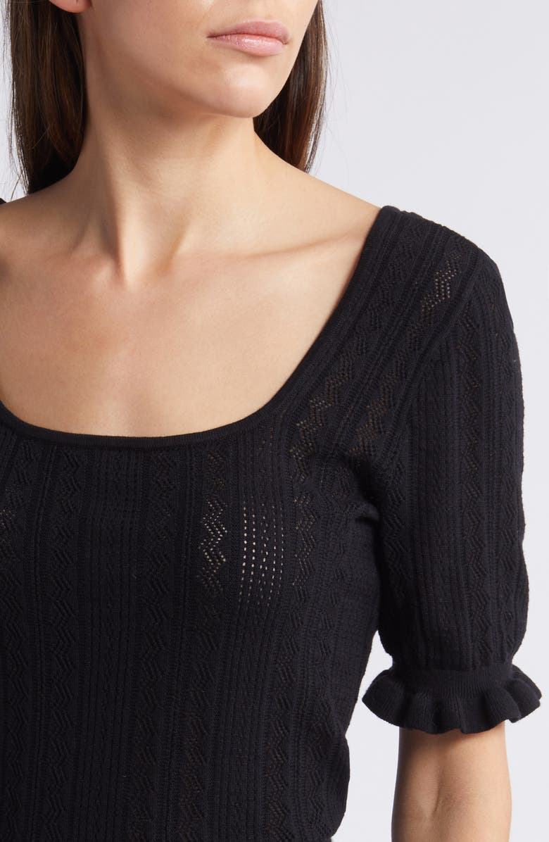 Treasure & Bond Pointelle Sweater, Alternate, color,