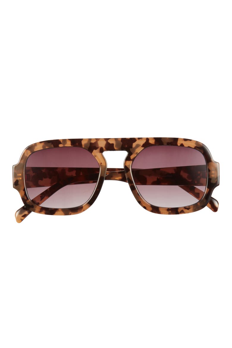 Shield Sunglasses, Main, color, TORTOISE