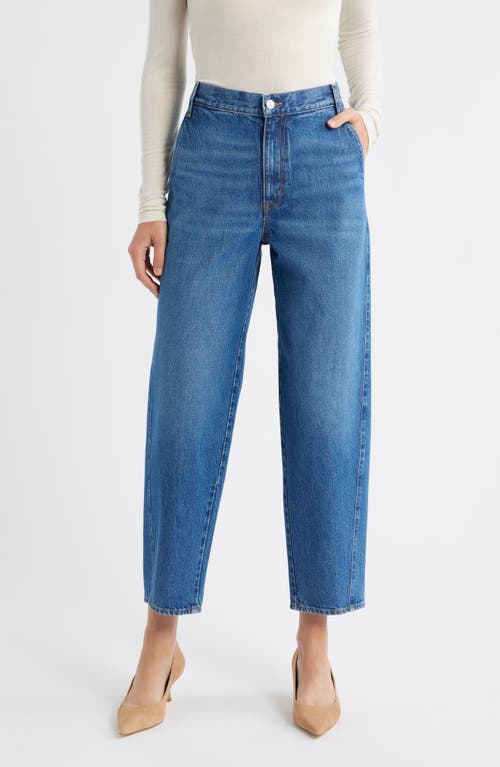Frame The Candle High Rise Trouser Jeans In Swan In White