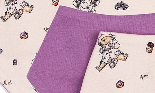 L'OVEDBABY L'OVEDBABY X PADDINGTON© ASSORTED 3-PACK ORGANIC COTTON BANDANA BIBS