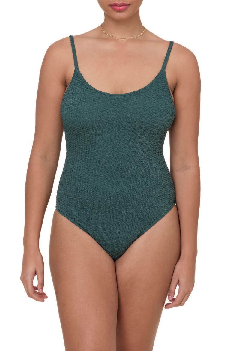 The Amalfi One-Piece Swimsuit, Main, color, SEAWEED