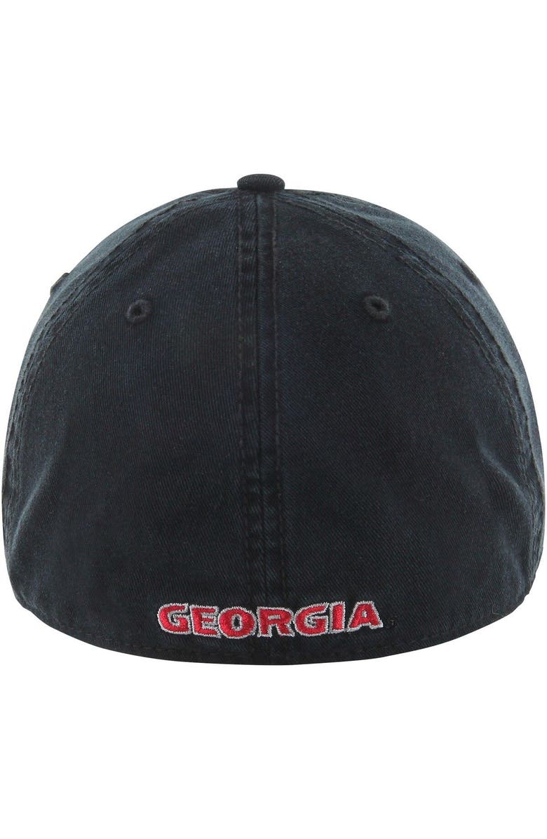 '47 Men's '47 Black Georgia Bulldogs Franchise Fitted Hat, Alternate, color,