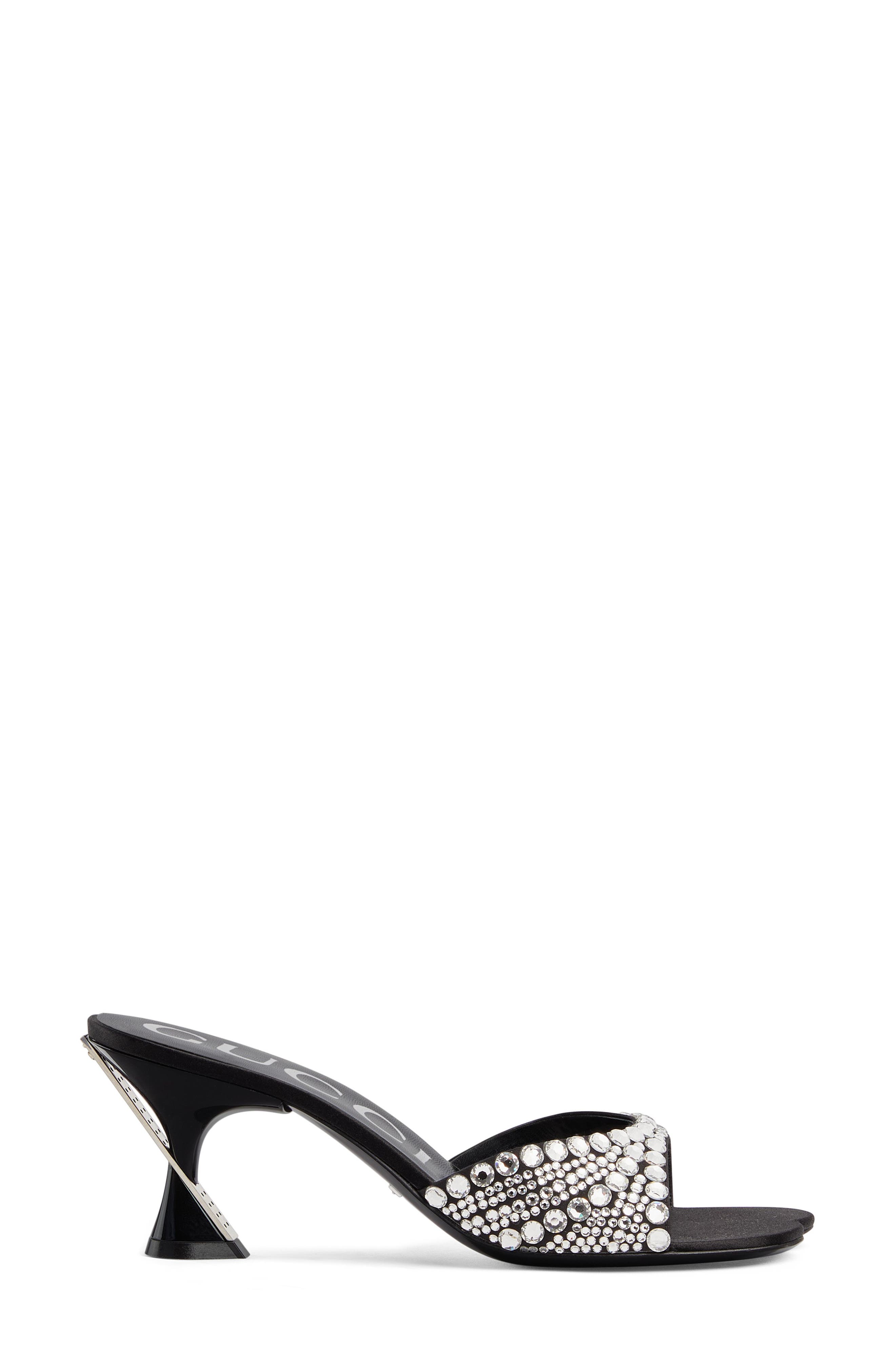 Gucci Galactica Crystal Embellished Sandal, Alternate, color, 