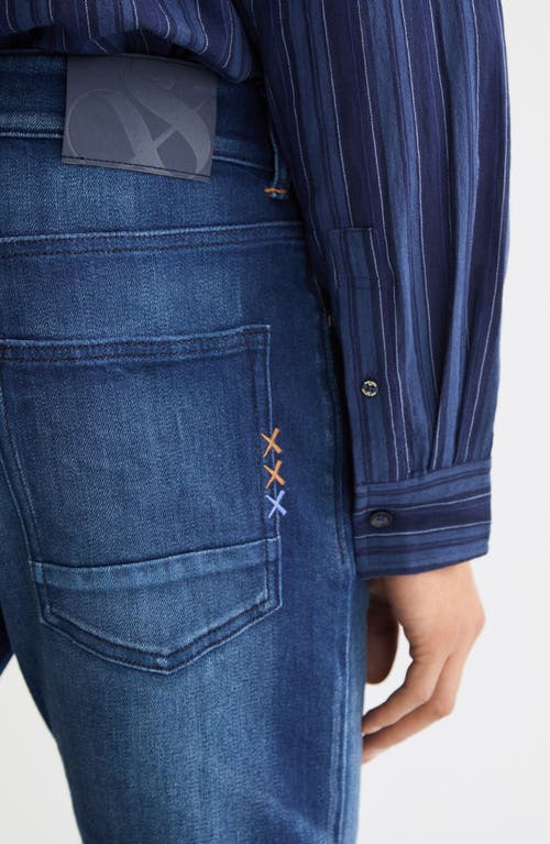 Scotch & Soda Ralston Regular Fit Slim Stretch Jeans In Blue
