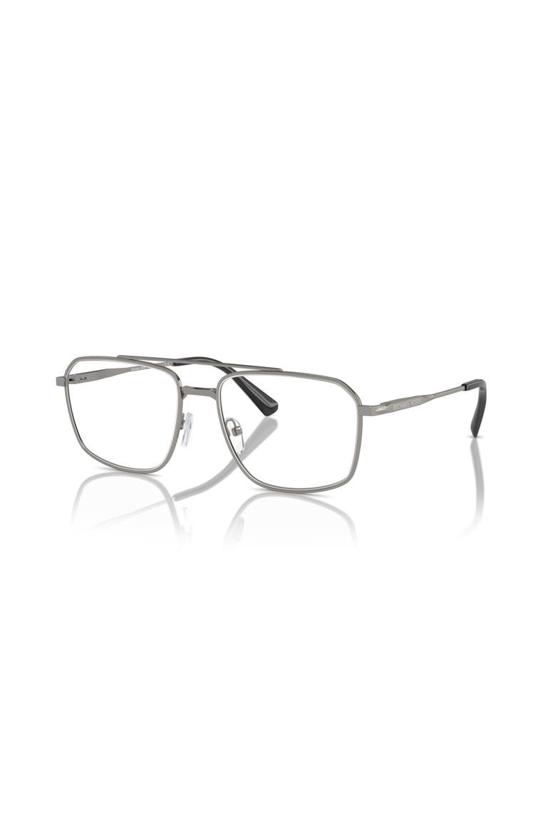 56mm Square optical glasses, Main, color, Grey