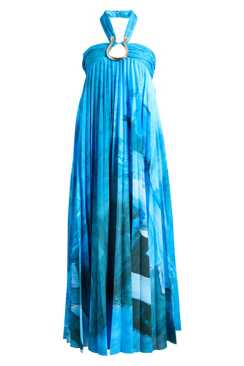 Askham Print Gown, Alternate, color, SLATE SYMPHONY