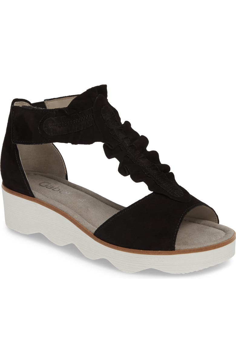 Gabor Wedge Sandal, Main, color,