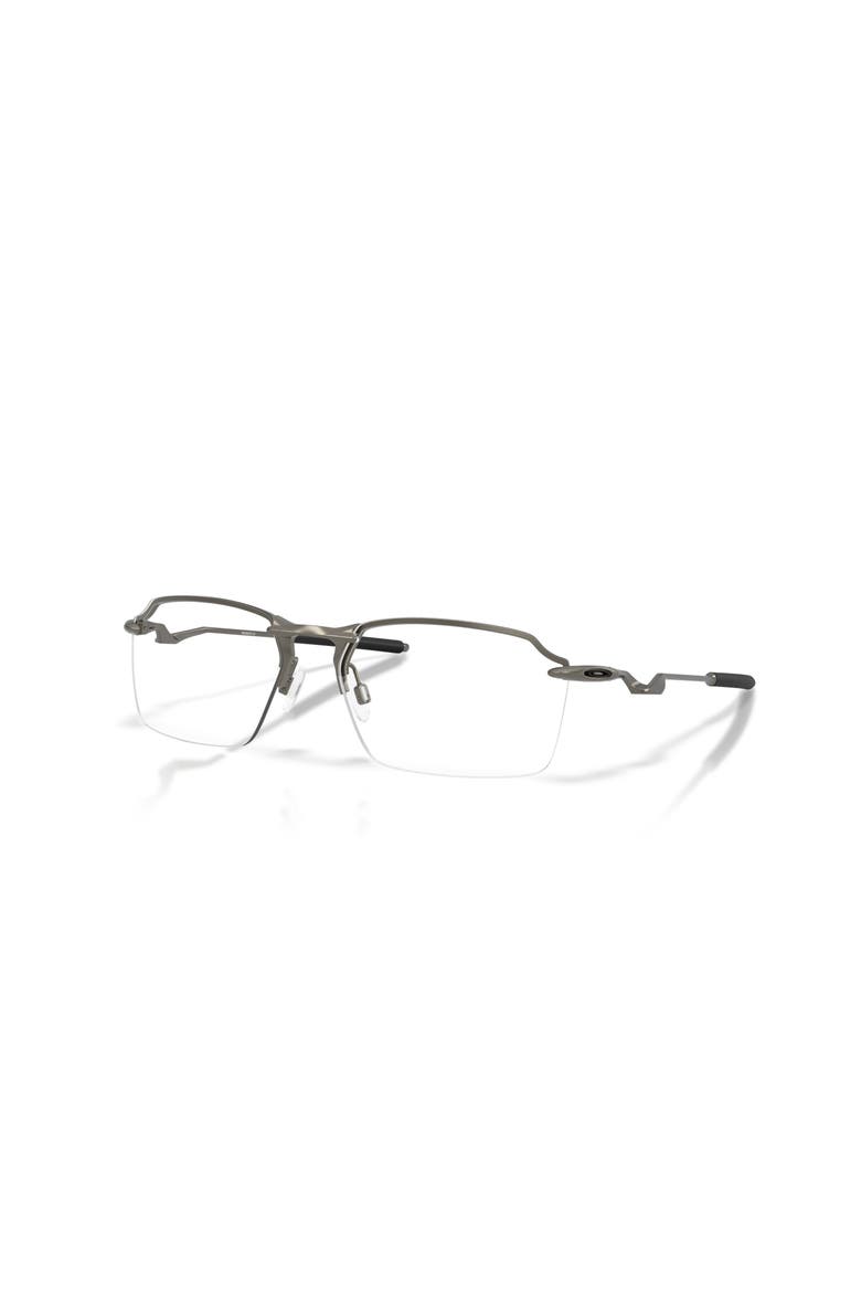 57mm Rectangle optical glasses, Main, color, Grey