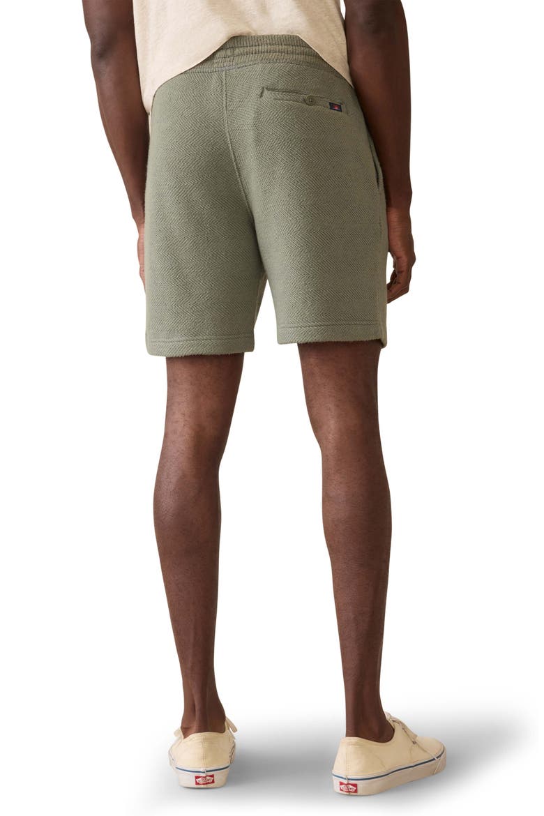Whitewater Knit Drawstring Shorts, Alternate, color, DESERT OLIVE