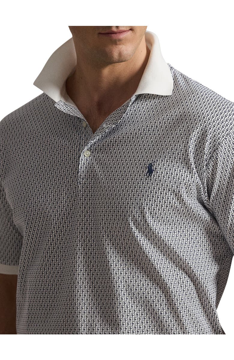 Polo Ralph Lauren Big & Tall Soft Touch Mini Mallets Polo Shirt, Alternate, color, White