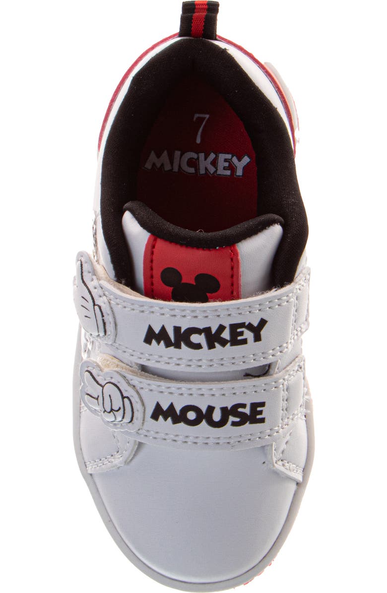 JOSMO Disney<sup>®</sup> Mickey Mouse<sup>®</sup> Sneaker, Alternate, color, White/ Red