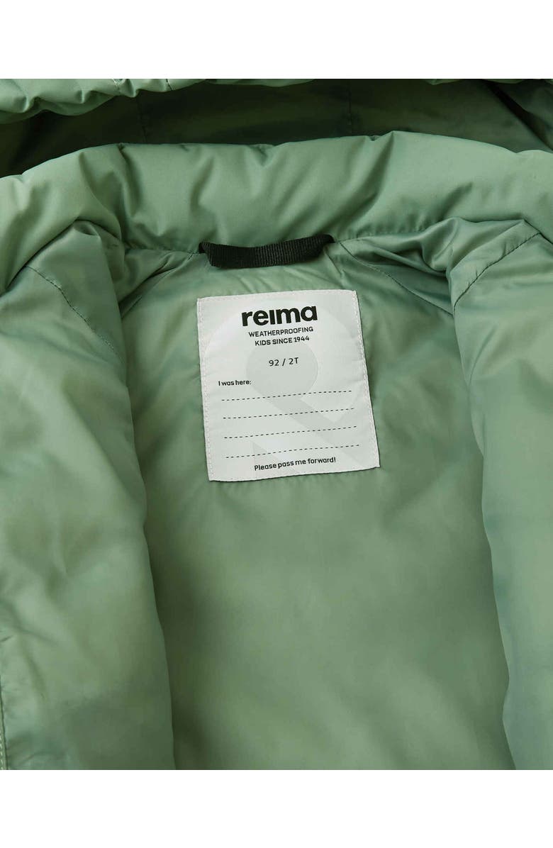 Reima Down jacket, Kupponen, Alternate, color, Green Clay