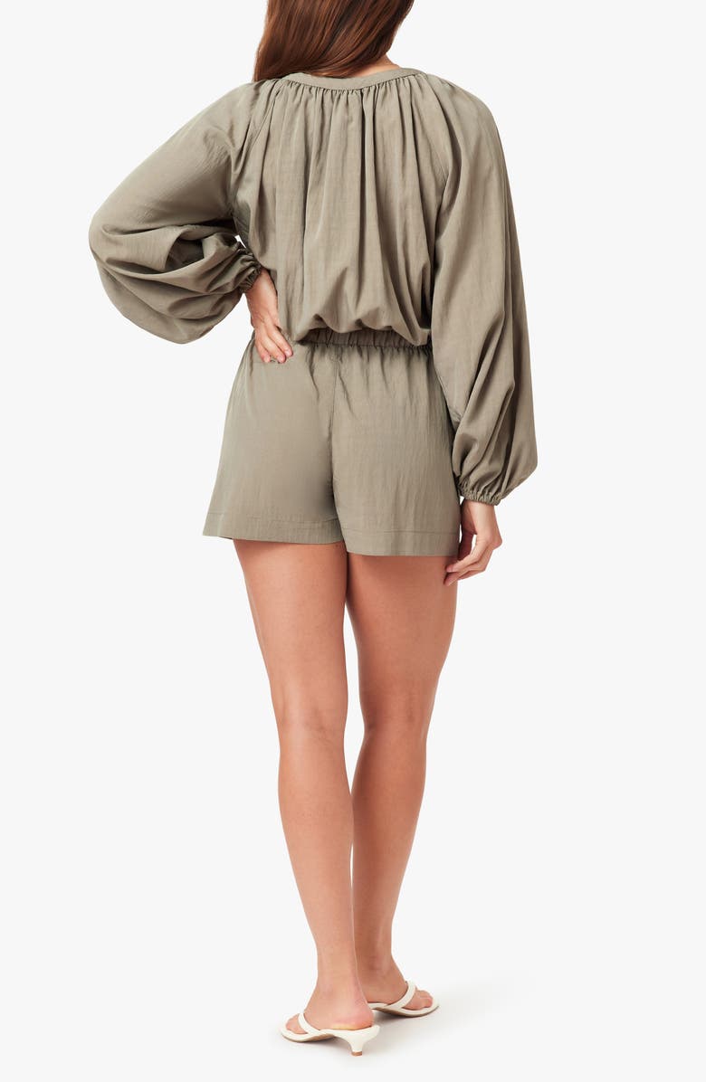 Habitual Long Sleeve Utility Romper, Alternate, color, Vetiver