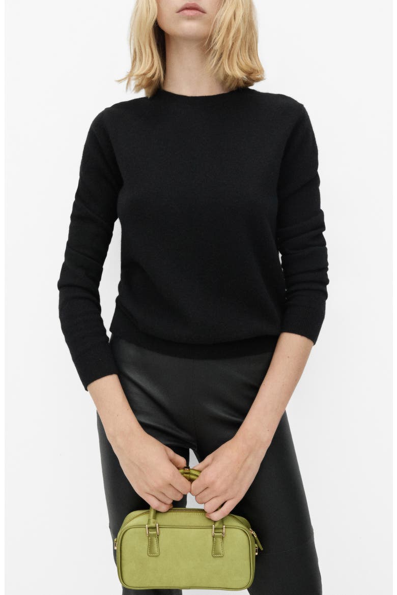 Cashmere Sweater, Main, color, BLACK