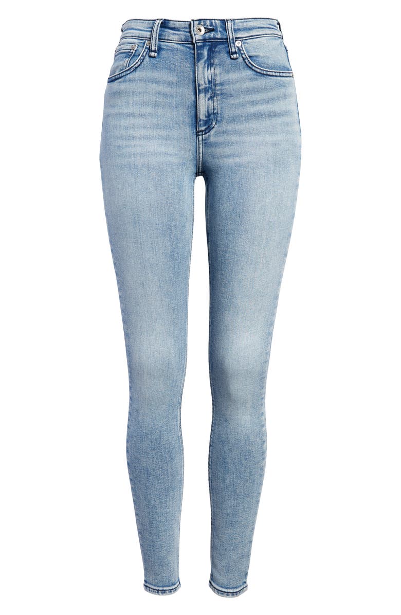 rag & bone Nina High Waist Skinny Jeans, Alternate, color,