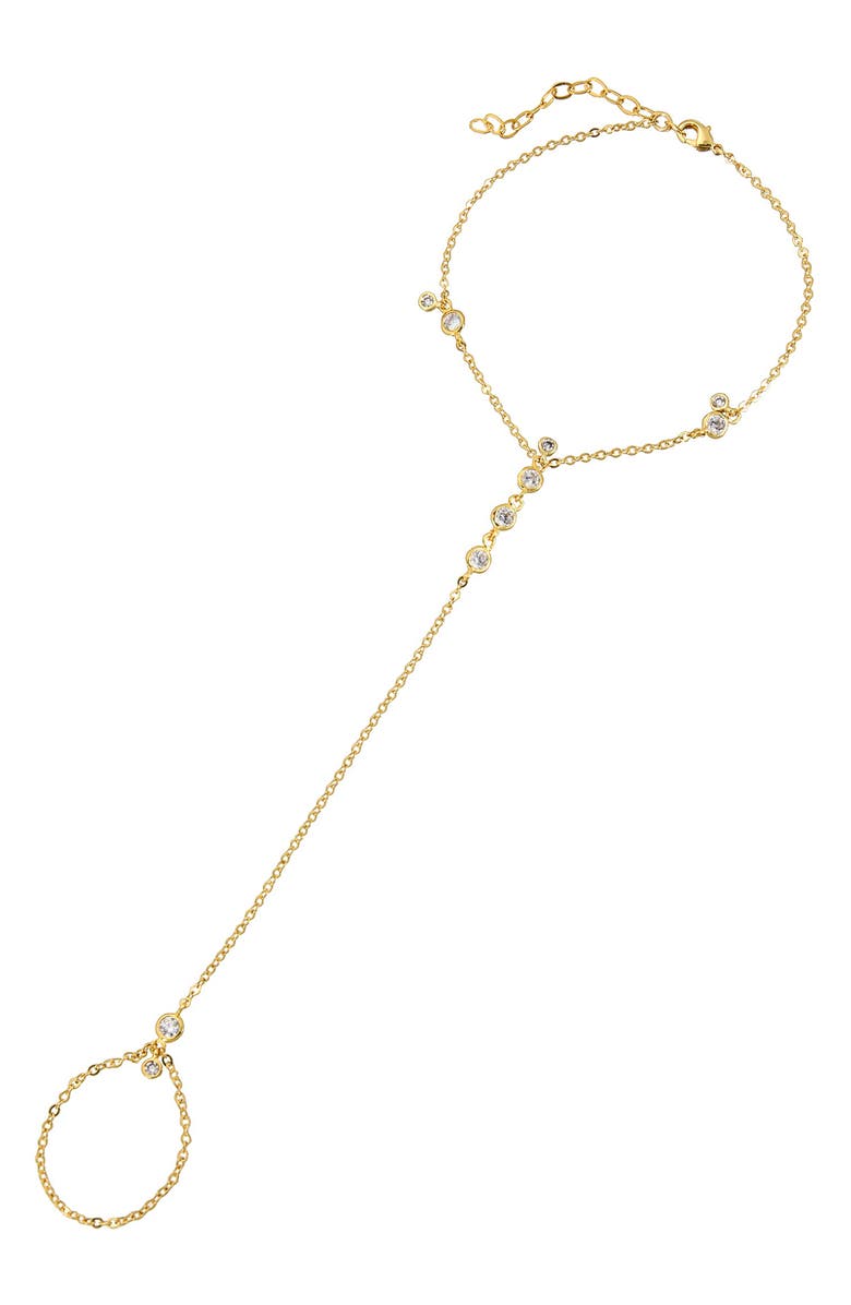 LILI CLASPE Anais Hand Chain, Main, color, Gold