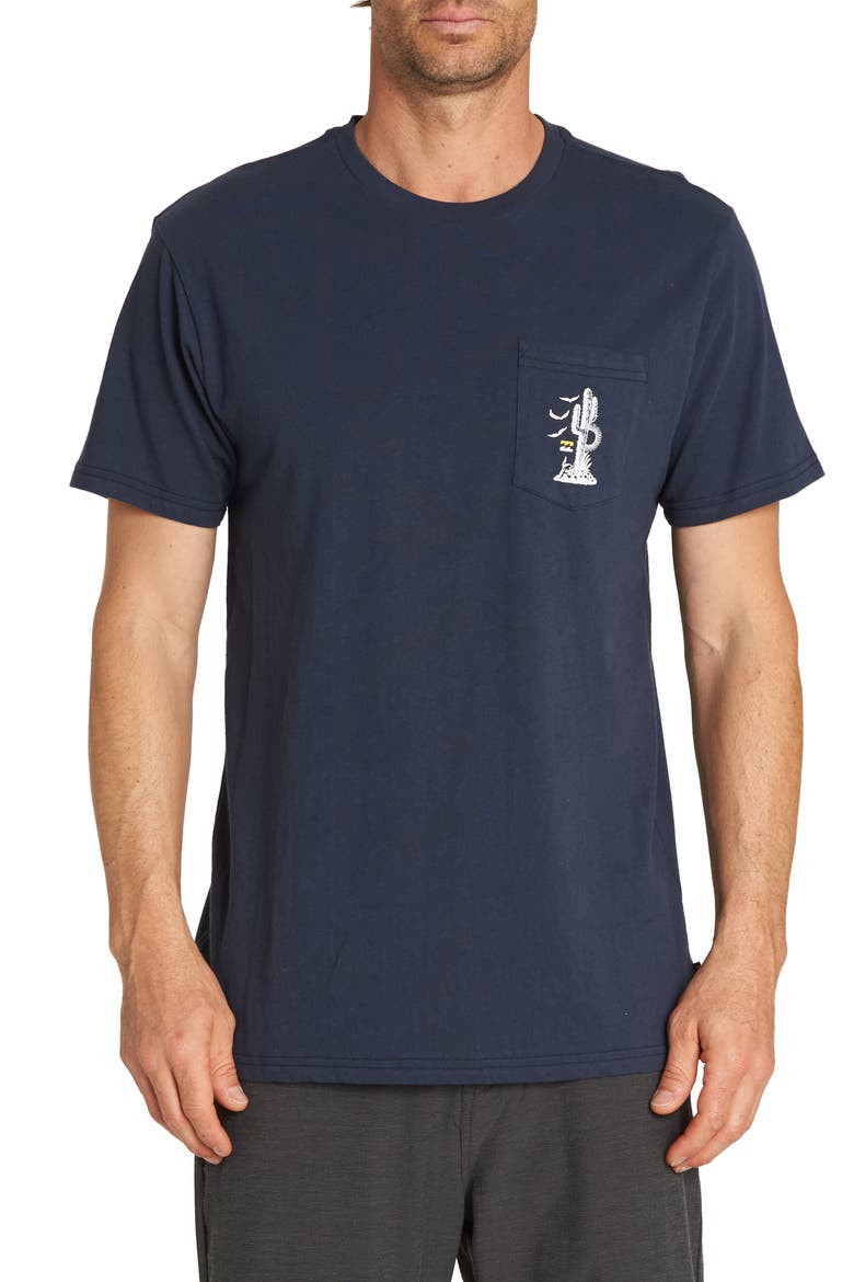 High Desert Graphic Pocket T-Shirt, Main, color, NAVY