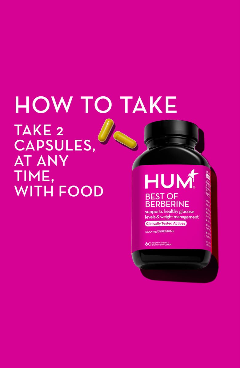 Hum Nutrition Best of Berberine Dietary Supplement, Alternate, color, 