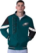 G-III Extreme Men's G-III Extreme Midnight Green Philadelphia Eagles Strong Arm Reversible Full-Zip Jacket